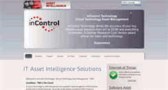 Desktop Screenshot of incontroltechnology.com